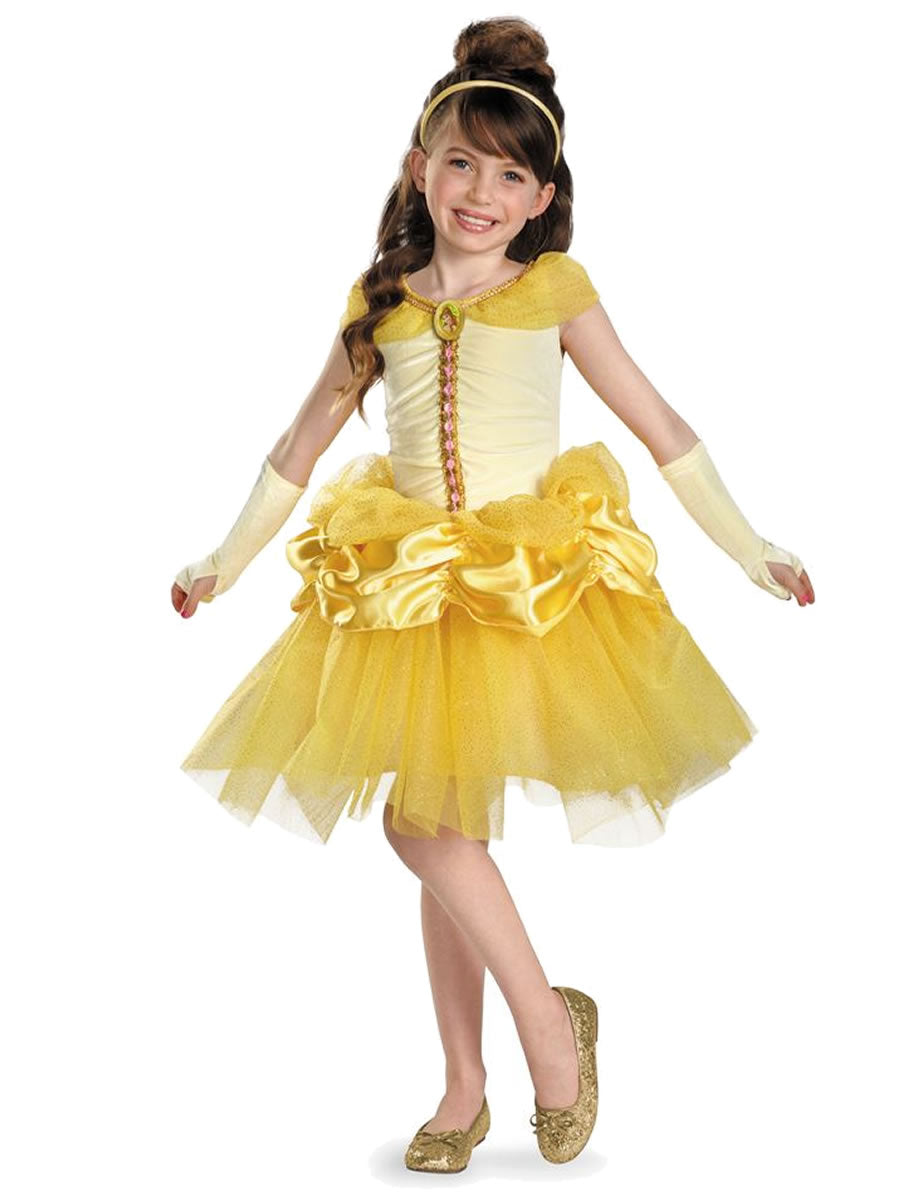 Belle Prestige Disney Princess Girls Costume by Disguise only at  TeeJayTraders.com