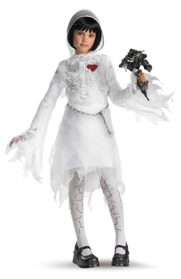 Skeleton Bride Girls Costume by Disguise only at  TeeJayTraders.com - Image 2