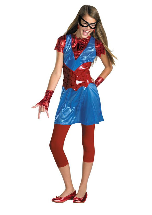 Spider Girl Tween Costume by Disguise only at  TeeJayTraders.com