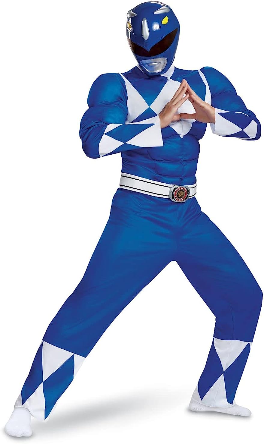 Blue Ranger Muscle Men Costume by Disguise Costumes only at  TeeJayTraders.com