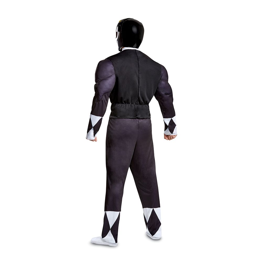 Black Ranger Muscle Men Costume by Disguise Costumes only at  TeeJayTraders.com - Image 2