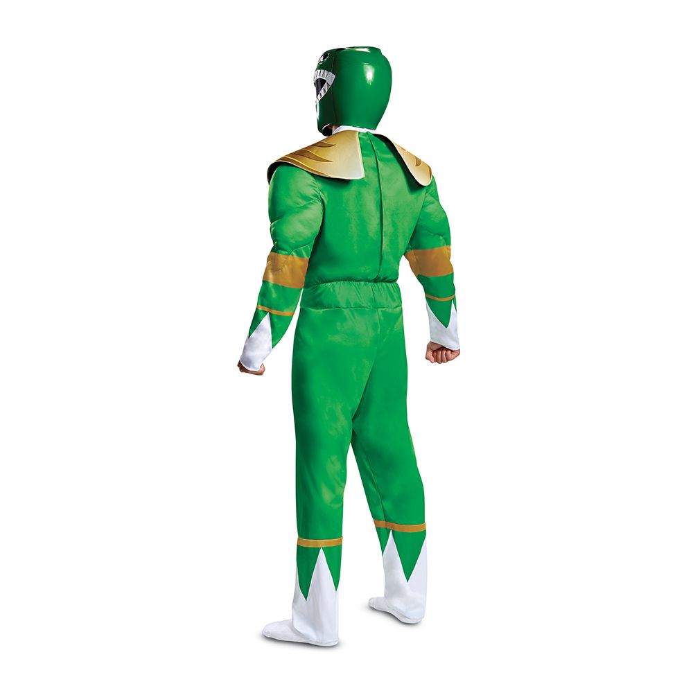 Green Ranger Muscle Men Costume by Disguise Costumes only at  TeeJayTraders.com - Image 2