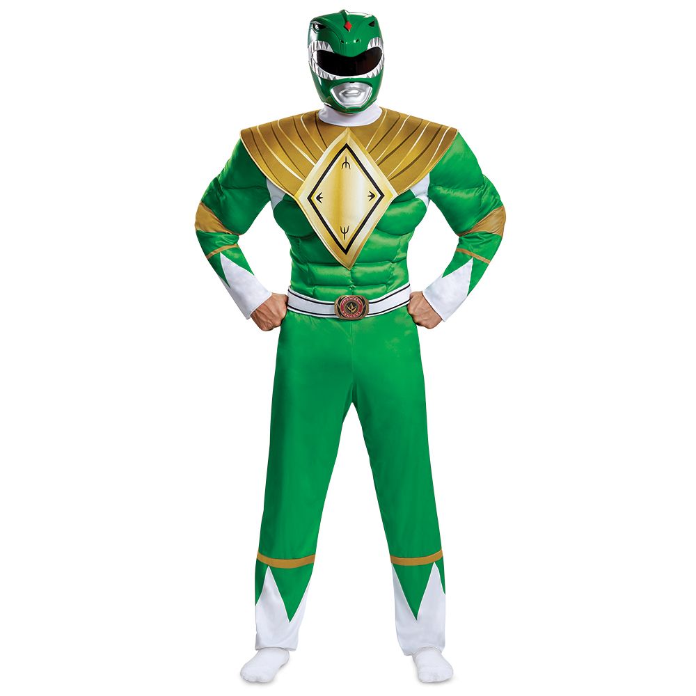 Green Ranger Muscle Men Costume by Disguise Costumes only at  TeeJayTraders.com - Image 3