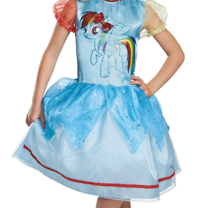 Rainbow Dash  Little Pony Girls Costume by Disguise Costumes only at  TeeJayTraders.com