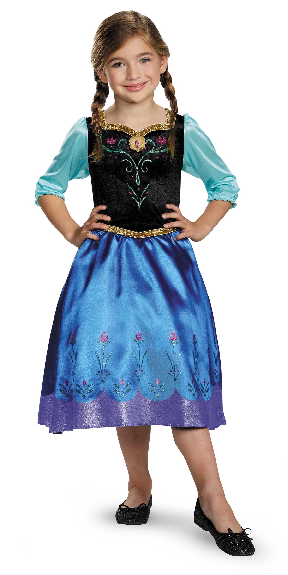 Anna Disney Princess Girls Frozen Costume by Disguise Costumes only at  TeeJayTraders.com - Image 3