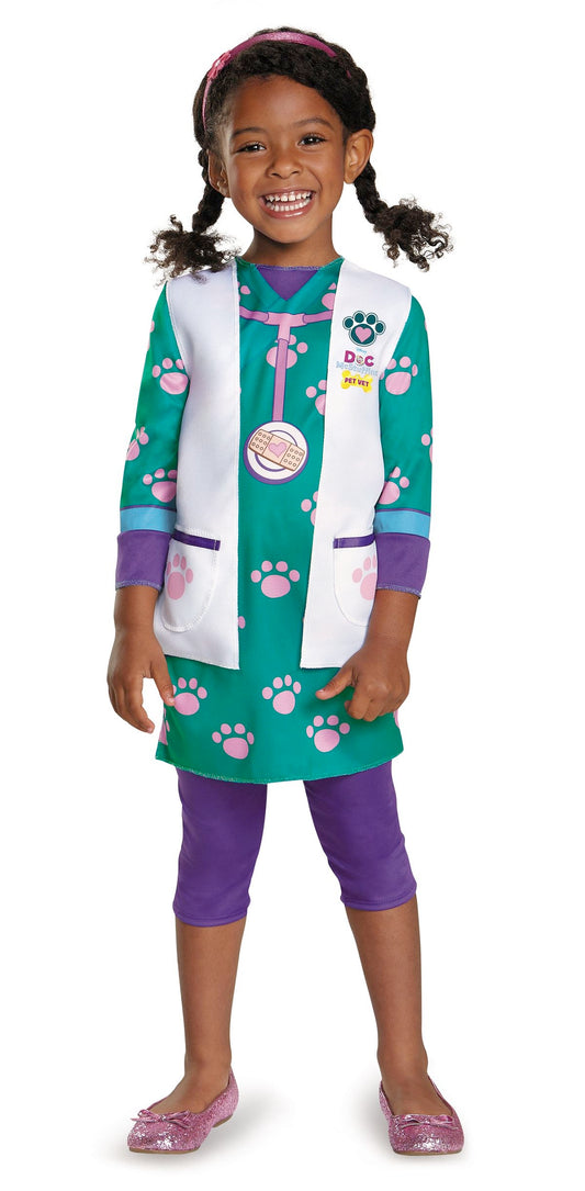 Doc Mcstuffins Pet Vet Girls Costume by Disguise Costumes only at  TeeJayTraders.com