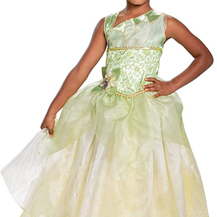 Tiana Deluxe Girls Costume by Disguise Costumes only at  TeeJayTraders.com