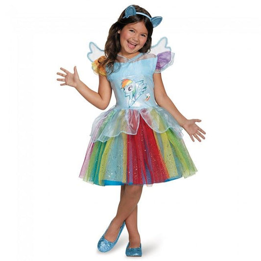 Rainbow Dash Girls My Little Pony Costume by Disguise only at  TeeJayTraders.com