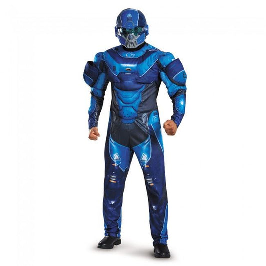 Blue Spartan Muscle Adult Men Costume by Disguise only at  TeeJayTraders.com