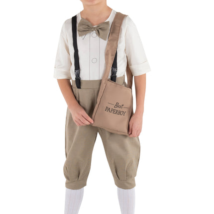 Vintage Newsboy Kids Costume by Dress Up America only at  TeeJayTraders.com - Image 2