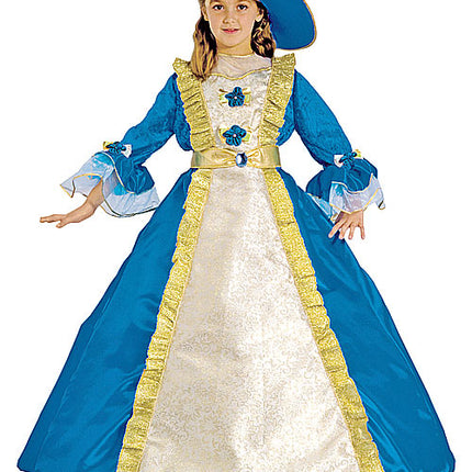 Blue Princess Girls Deluxe Costume by Dress Up America only at  TeeJayTraders.com - Image 2