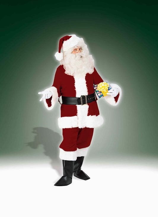 Deluxe Velvet Santa Men Costume by Forum only at  TeeJayTraders.com