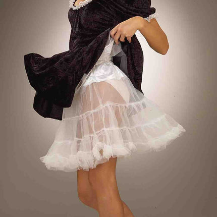 Woman Petticoat White by Forum Novelties only at  TeeJayTraders.com