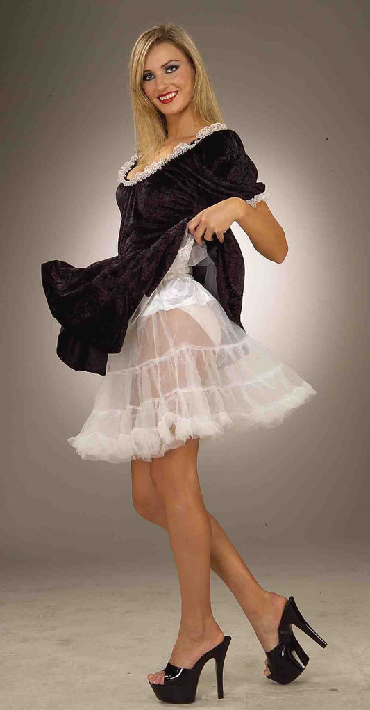 Woman Petticoat White by Forum Novelties only at  TeeJayTraders.com