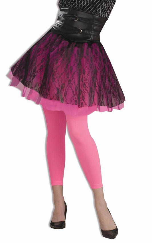 Footless Woman Tights Neon Pink by Forum Novelties only at  TeeJayTraders.com