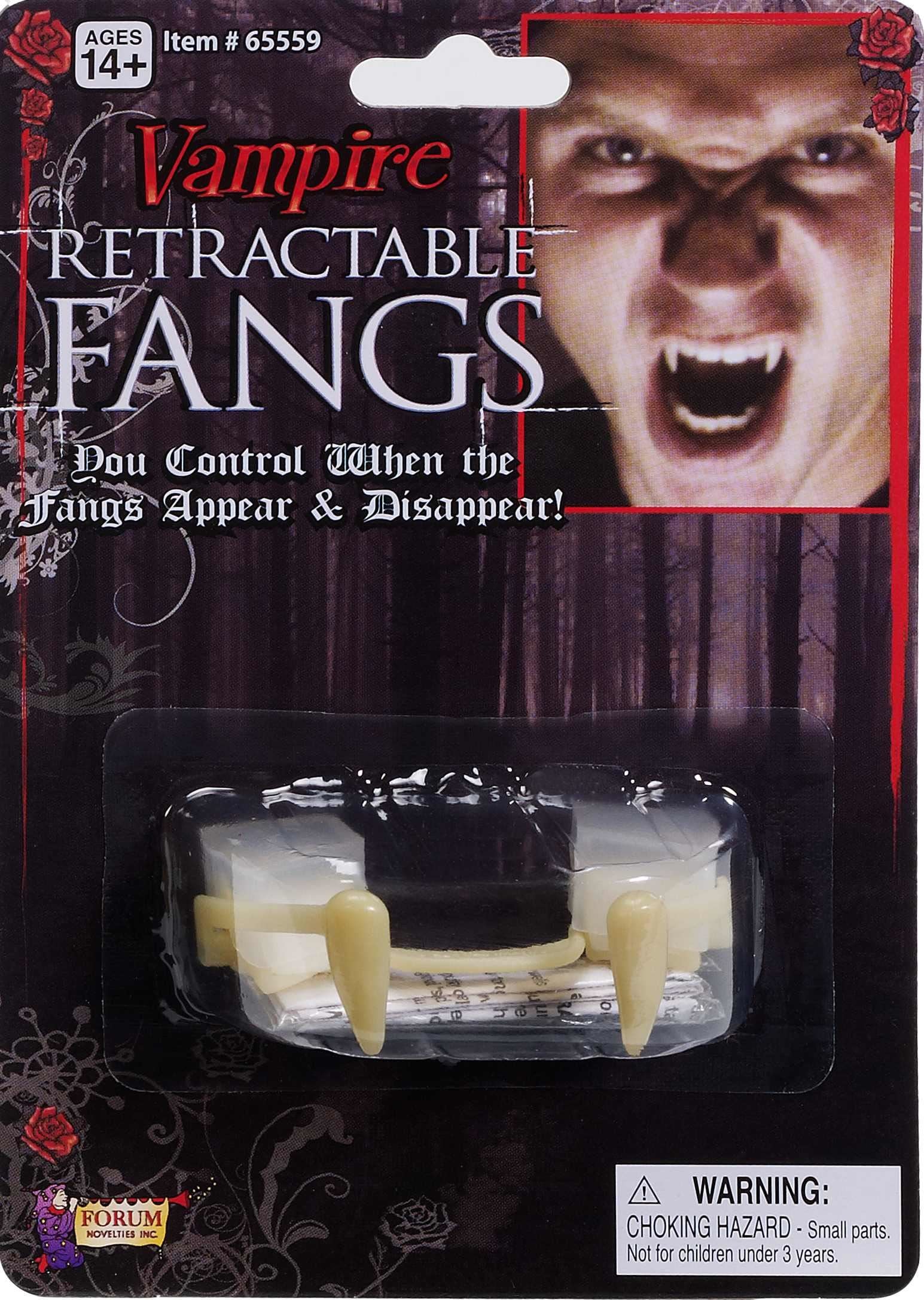 Special Vampire Retractable Fangs by  only at  TeeJayTraders.com