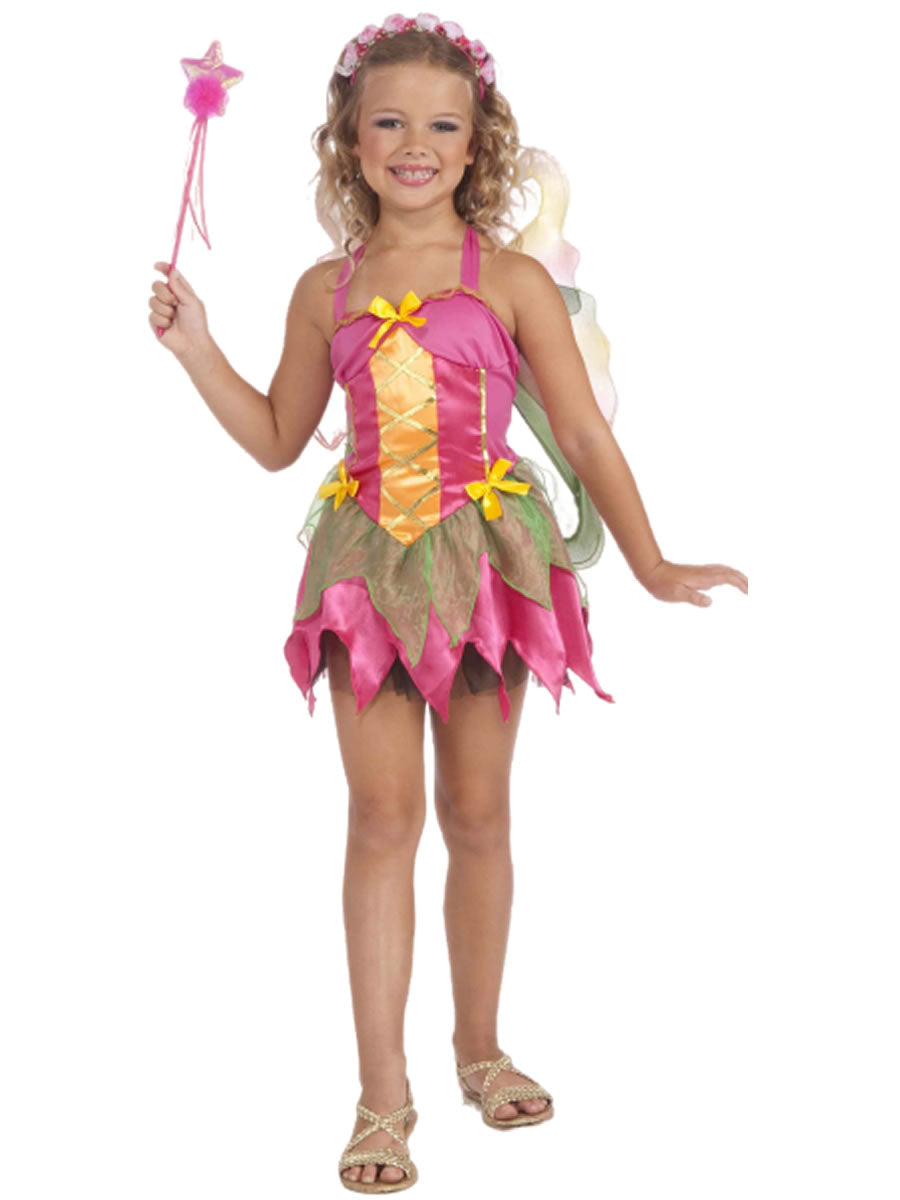Kids Girl's Garden Fairy Costume Tee Jay Traders Kids Girl's Garden Fairy Costume Tee Jay Traders