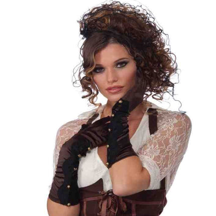 Steampunk Long Brown Gloves by Forum Novelties only at  TeeJayTraders.com