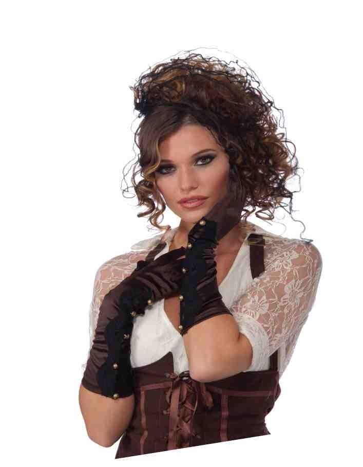 Steampunk Long Brown Gloves by Forum Novelties only at  TeeJayTraders.com