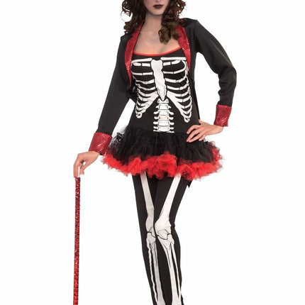 Miss Bone Jangles Women Skeleton Costume by Forum Novelties only at  TeeJayTraders.com