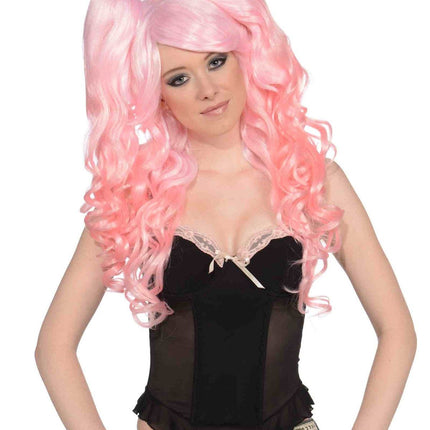 Light Pink Women Wig And Ponies by Forum Novelties only at  TeeJayTraders.com