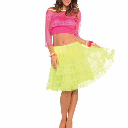 Neon Yellow Underskirt Women by Forum Novelties only at  TeeJayTraders.com