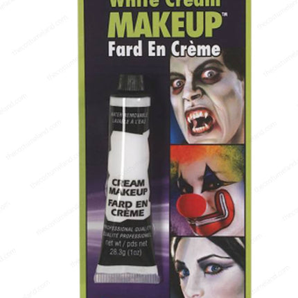 White Cream Makeup Tube by Forum Novelties only at  TeeJayTraders.com - Image 2