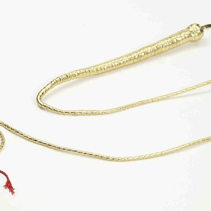 6 Inches Metallic Gold Whip by Forum Novelties only at  TeeJayTraders.com