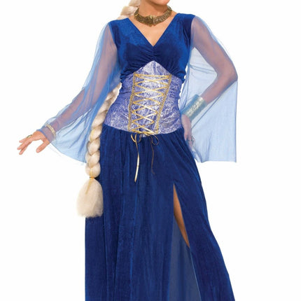 Medieval Lady Woman Sapphire Costume by Forum Novelties only at  TeeJayTraders.com