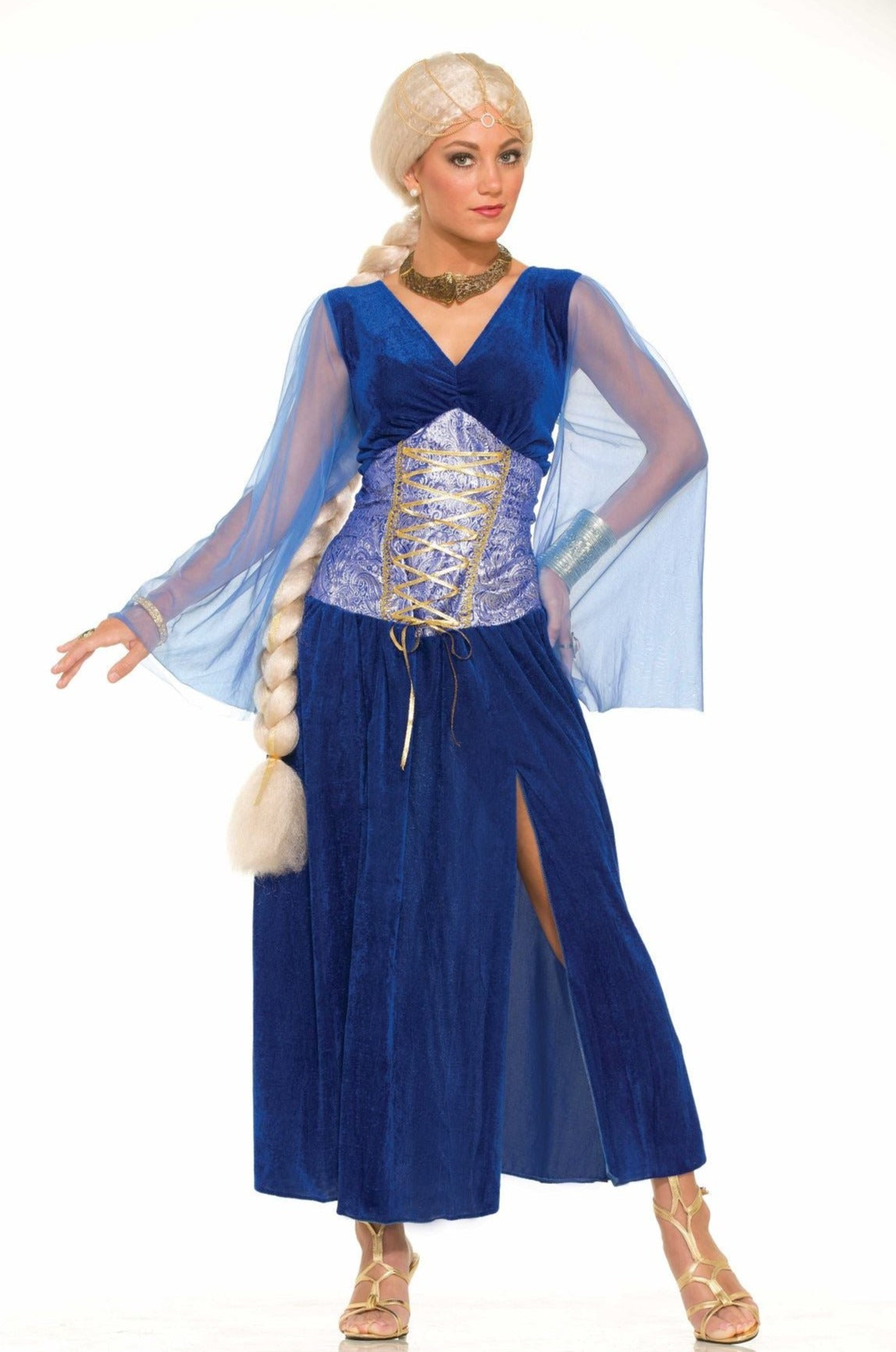 Medieval Lady Woman Sapphire Costume by Forum Novelties only at  TeeJayTraders.com