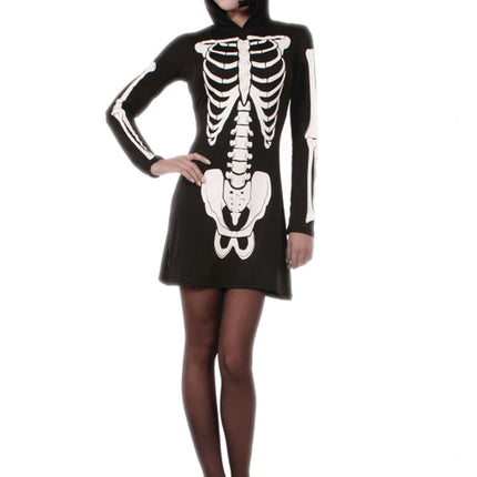 Skeleton Hooded Women  Costume by Forum Novelties only at  TeeJayTraders.com