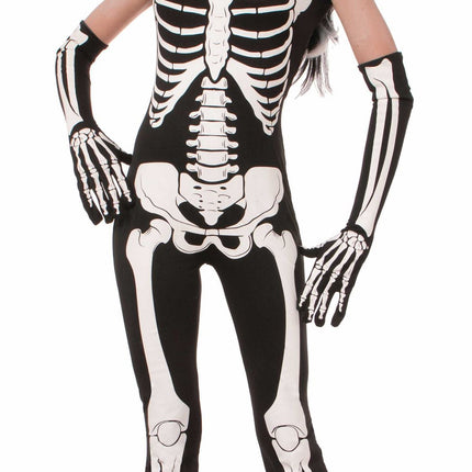 Sexy Skeleton Print Women Bodysuit by Forum Novelties only at  TeeJayTraders.com