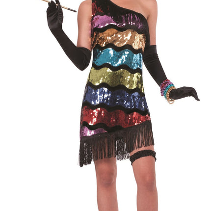 Swanky Sequins Women Flapper Costume by Forum Novelties only at  TeeJayTraders.com