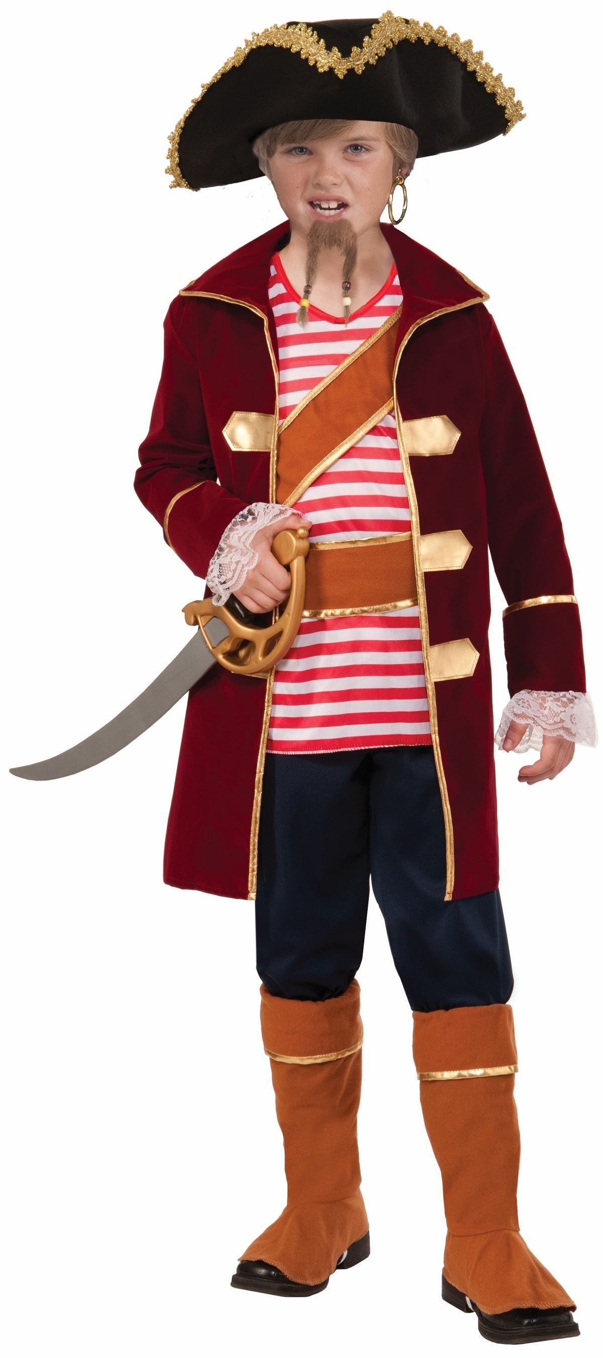 Pirate Captain Boys Deluxe Costume by Forum Novelties only at  TeeJayTraders.com