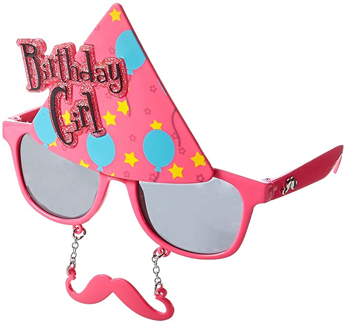 Birthday Girl Sunstaches by Forum Novelties only at  TeeJayTraders.com