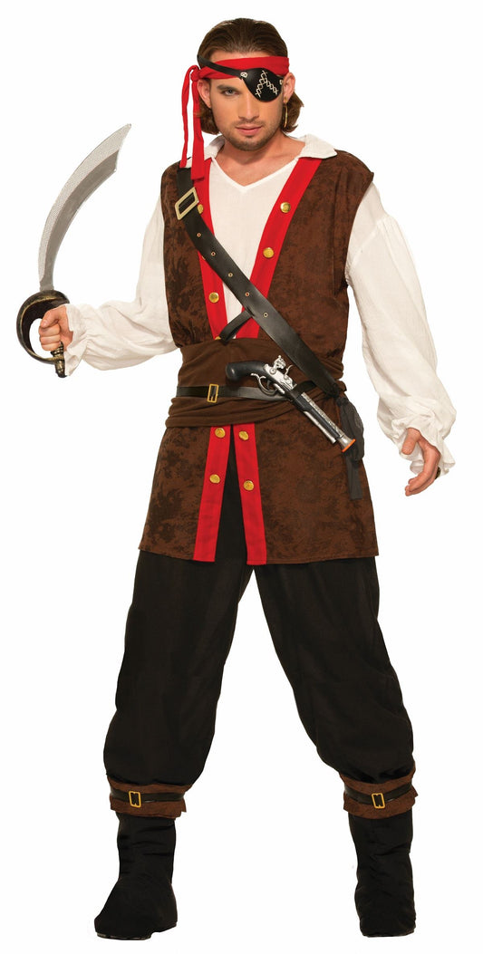 Bucaneer Of The Seas Men Pirate Costume by Forum Novelties only at  TeeJayTraders.com