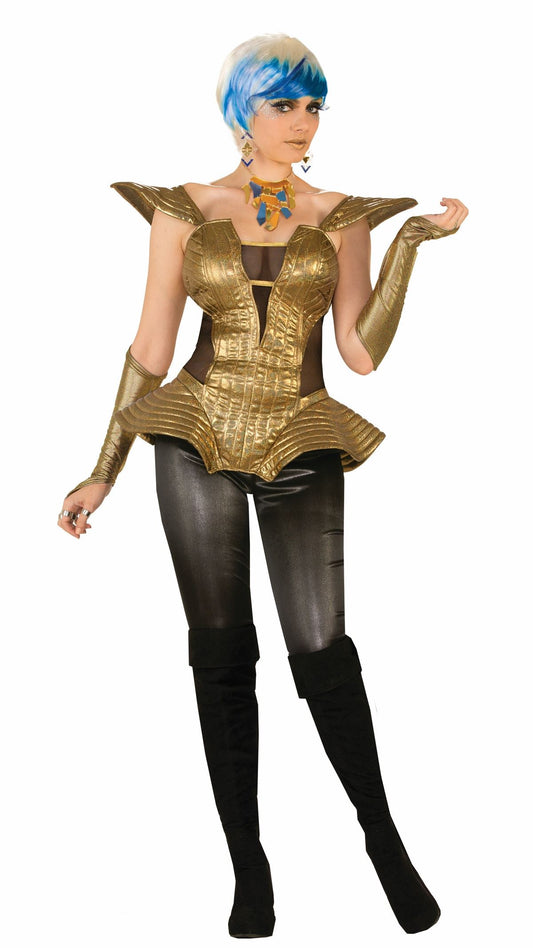 Futuristic Gold Arm Sleeves by Forum Novelties only at  TeeJayTraders.com