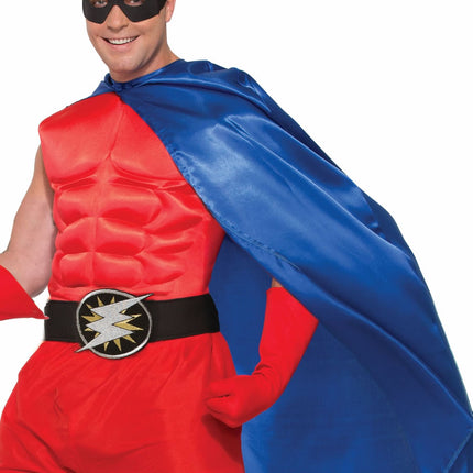 Hero Adult Cape Blue by Forum Novelties only at  TeeJayTraders.com