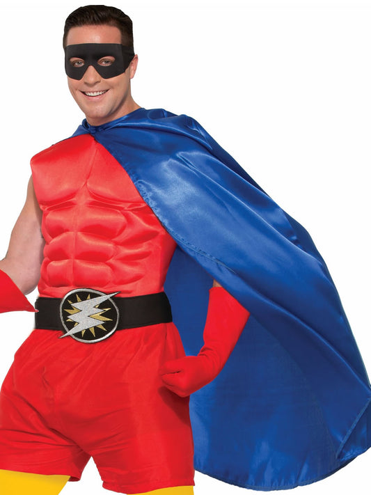 Hero Adult Cape Blue by Forum Novelties only at  TeeJayTraders.com