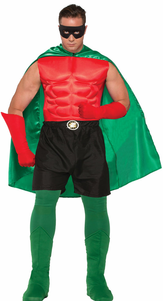 Hero Adult Cape Green by Forum Novelties only at  TeeJayTraders.com