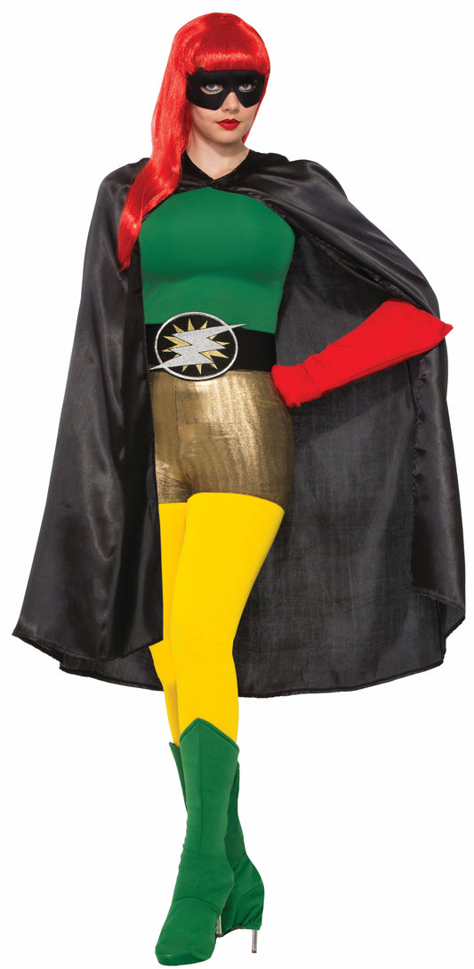 Hero Adult Cape Black by Forum Novelties only at  TeeJayTraders.com