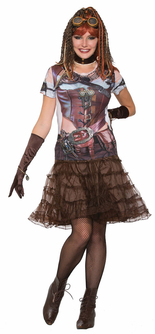 Steampunk Woman 3D Shirt by Forum Novelties only at  TeeJayTraders.com