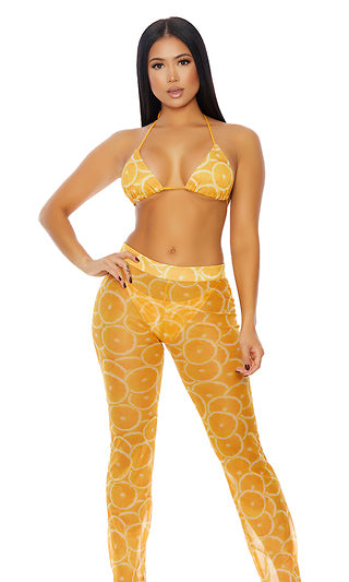 Fiji Mesh Pool Pants Mimosa by Forplay Costumes only at  TeeJayTraders.com