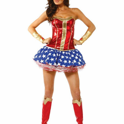 Bam Sexy Women Superhero Costume by Forplay only at  TeeJayTraders.com