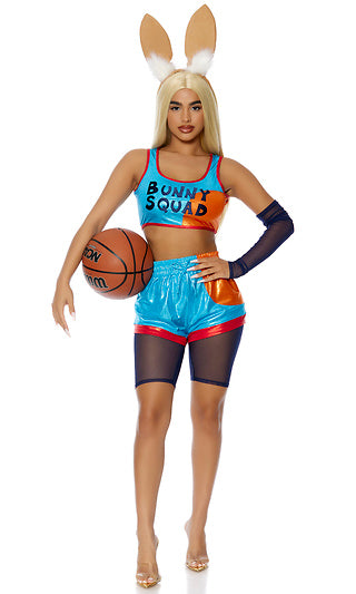 Shoot Your Shot Bunny Squad Woman Costume by Forplay Costumes only at  TeeJayTraders.com - Image 3