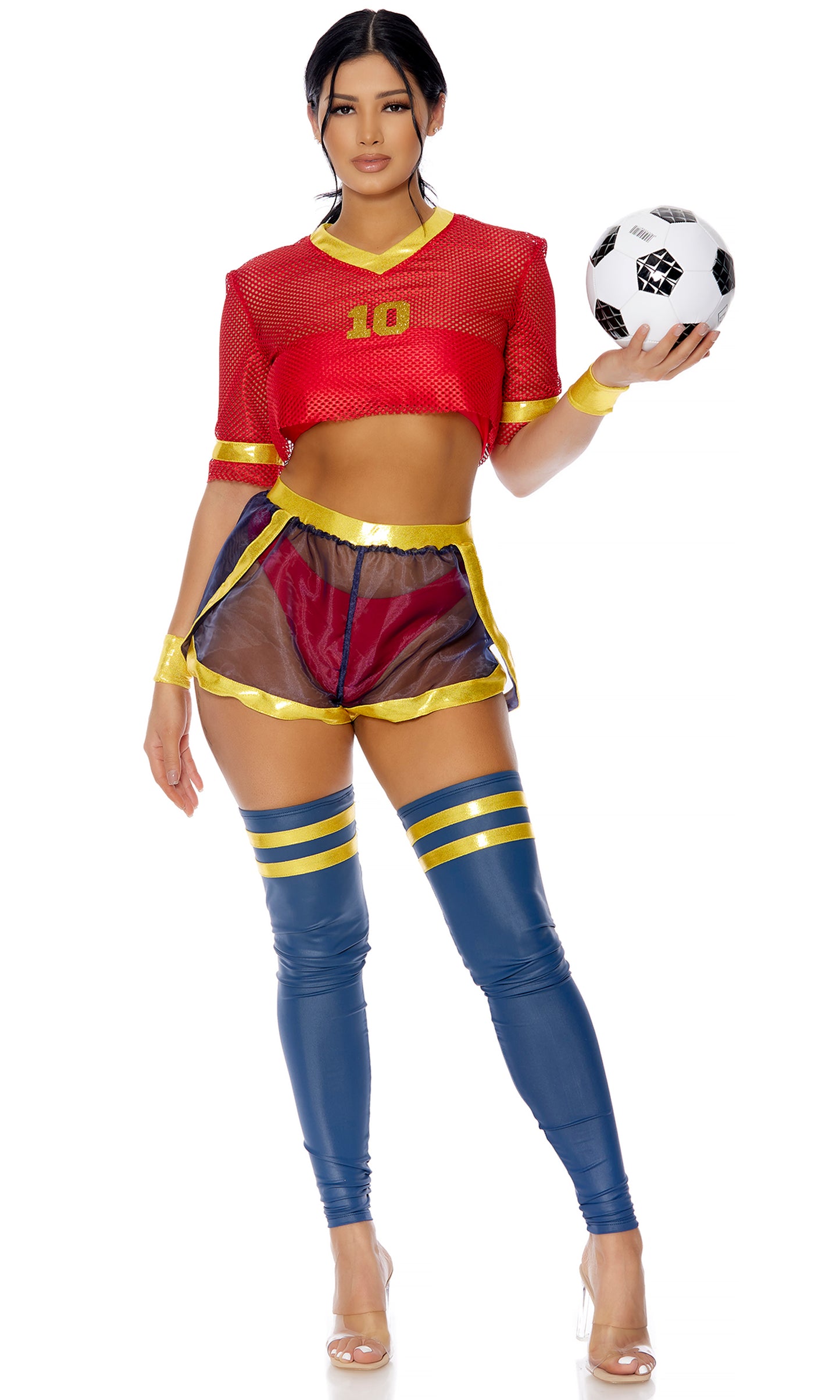 Soccer Player Woman Costume by Forplay Costume only at  TeeJayTraders.com