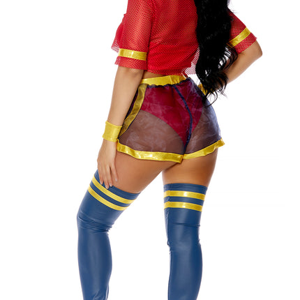 Soccer Player Woman Costume by Forplay Costume only at  TeeJayTraders.com - Image 2