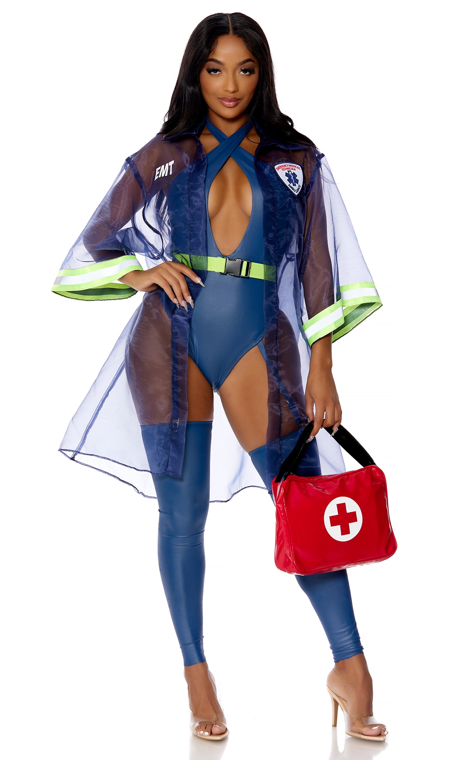 Whats the 911 EMT Woman Costume by Forplay Costume only at  TeeJayTraders.com