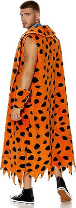 Bedrock Bro Mens Cartoon Character Costume Orange by Forplay only at  TeeJayTraders.com - Image 2