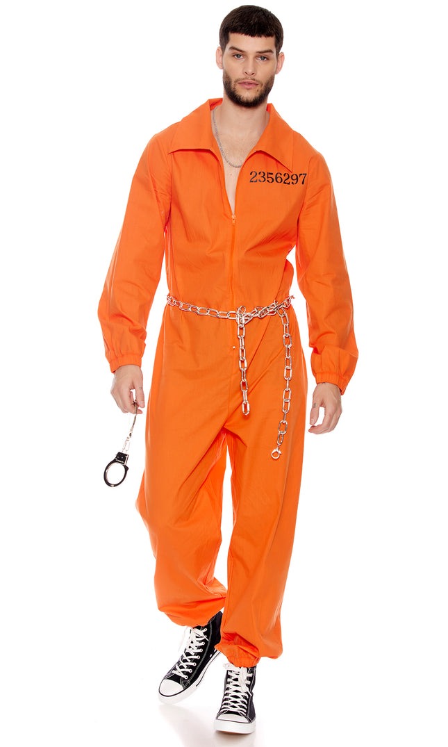 Lock it Down Inmate Men Costume by Forplay Costumes only at  TeeJayTraders.com